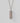 Angel Whisperer Powerful Stone Rose Quartz Crystal Pendant Necklace on white background
